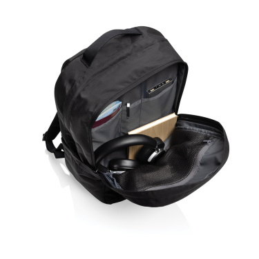 Logotrade Werbeartikel das Foto: Swiss Peak Aware™ Edin 100% RPET 15,6" Laptop Rucksack